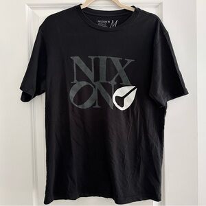 Nixon Black Short Sleeve Logo Graphic Tee